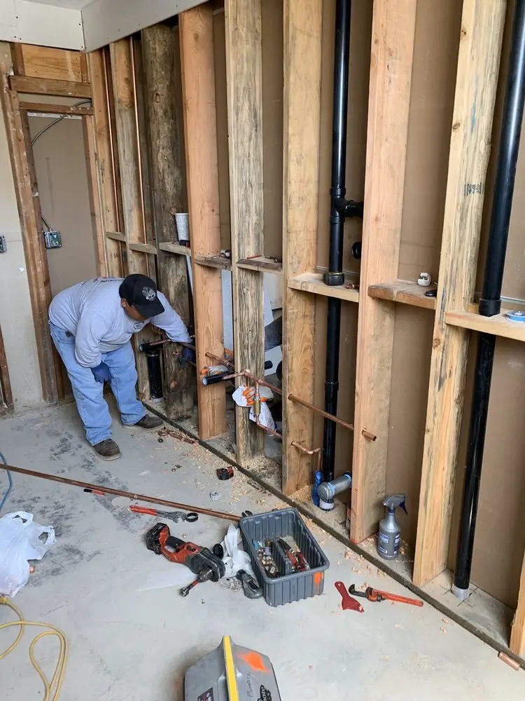 Commercial rough-in plumbing for Gas Line Repair in Citrus